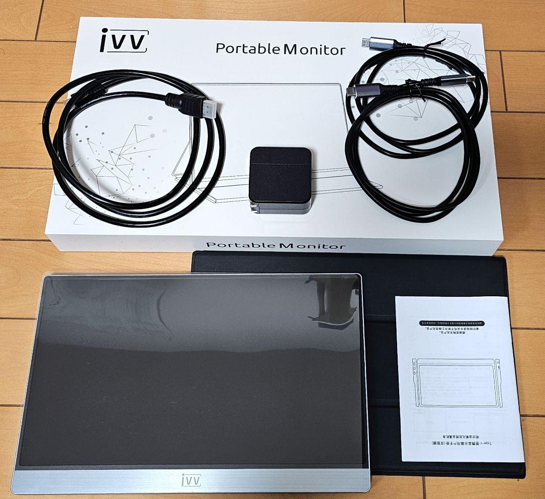 モバイルディスプレイ IVV 12.5 インチ4K 解像度（3840x2160）
