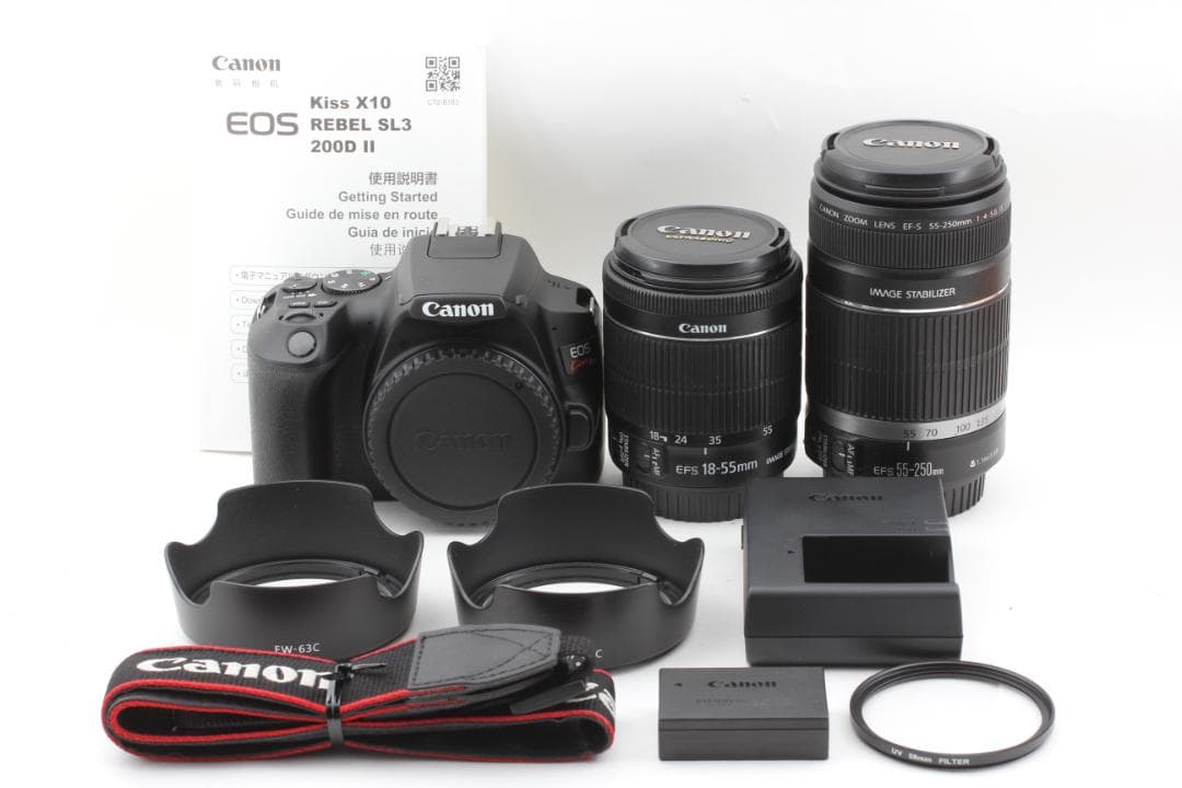 Canon EOS Kiss X10 デジタルカメラ ダブルレンズキット セット
