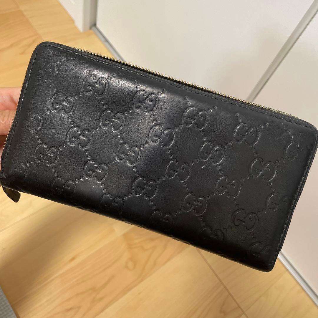 《値下げ交渉可》GUCCI グッチ 長財布 黒 ブラック