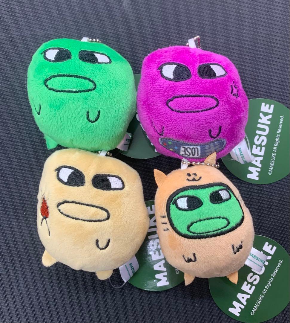 マエスケ MAESUKE ブルブルぬいぐるみ マスコット　4種セット