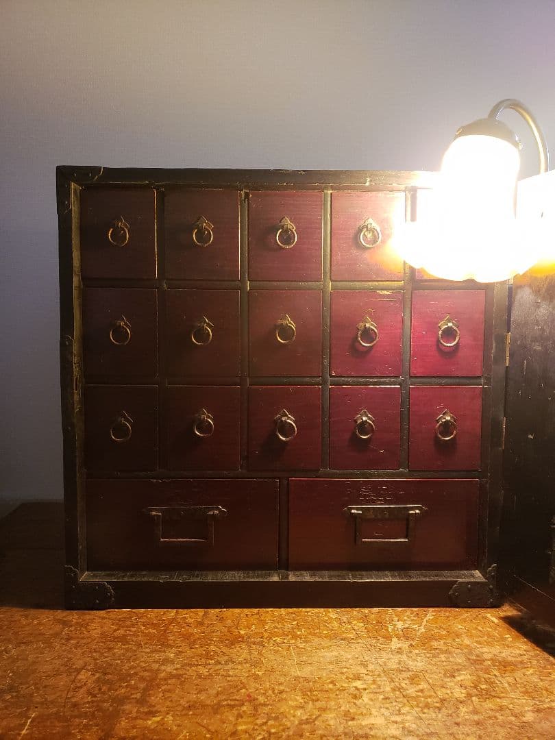 帳場箪笥　船箪笥　舟箪笥　江戸　幕末　船金庫　 時代箪笥　アンティーク　和骨董