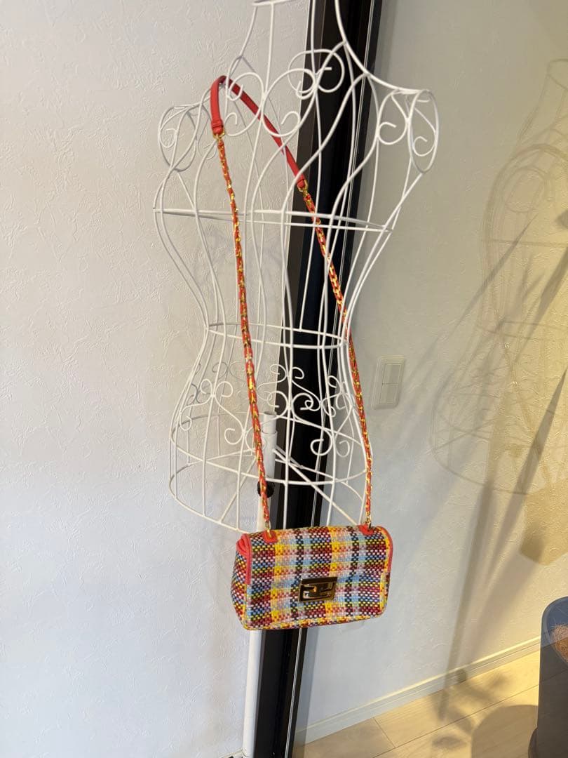 極美品❤︎パリ本店購入FENDI マルチカラー ショルダーバッグアンティーク