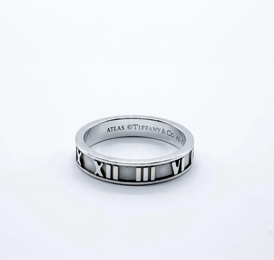 TIFFANY&Co. ティファニーアトラス　リング　約15号　シルバー　925