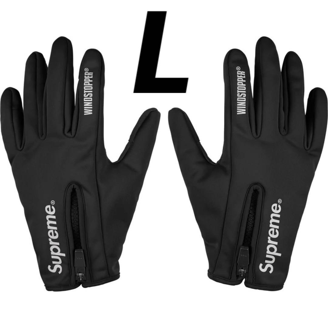 Supreme WINDSTOPPER ブラック手袋