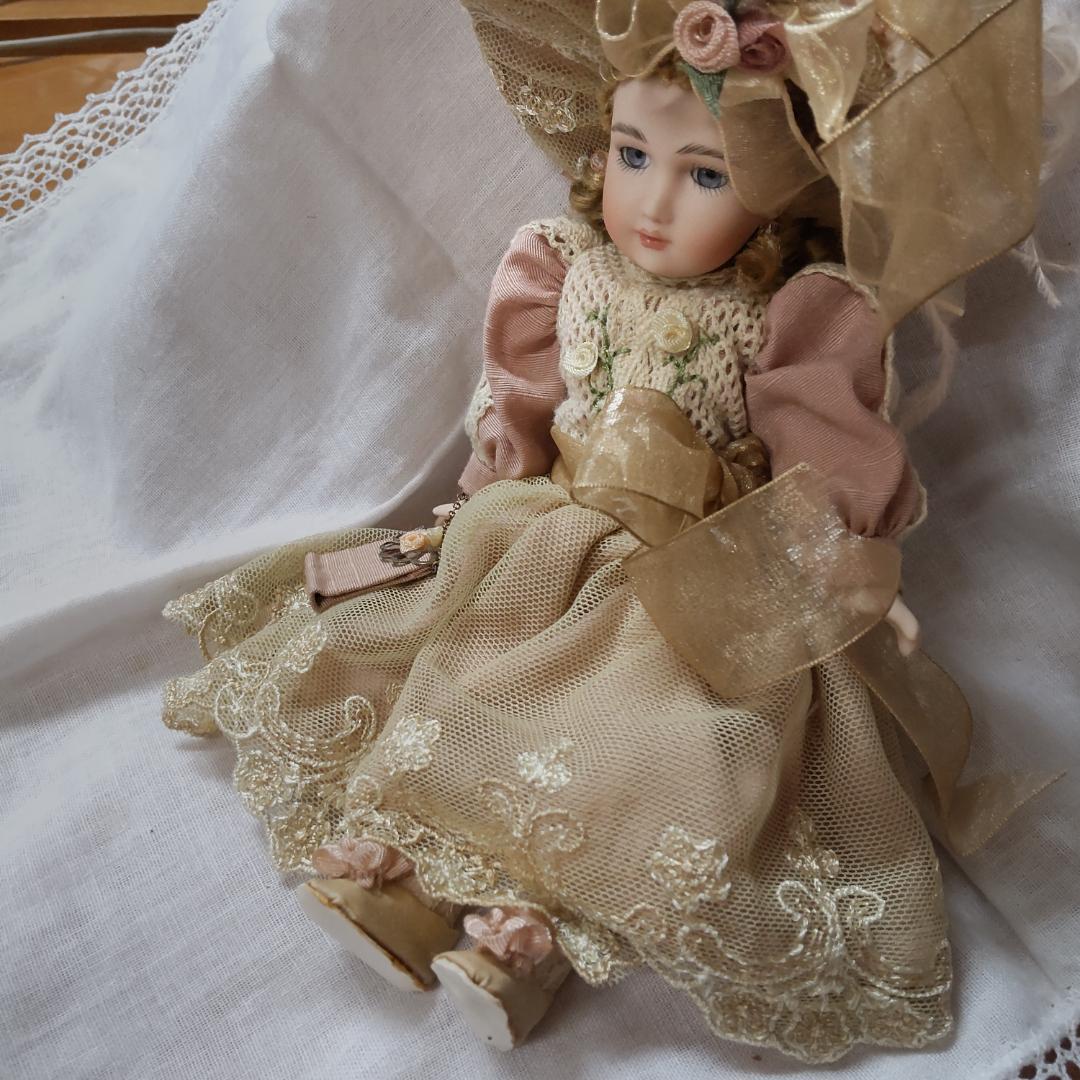 ミニョネット　アンティークドールリプロ　人形　　ジュモ一風