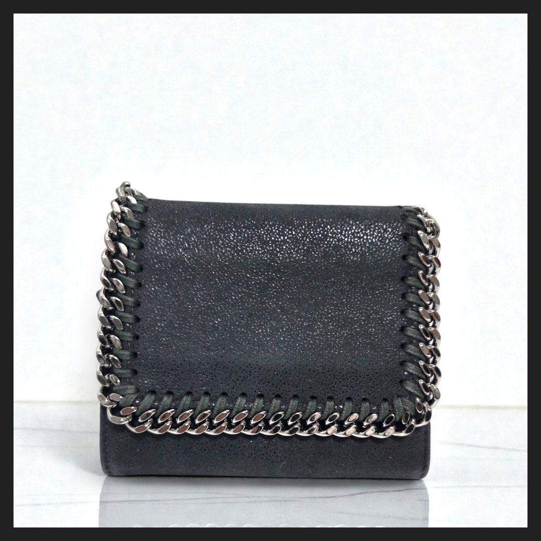STELLA McCARTNEY 三つ折り財布 ファラベラ レディース ブラック