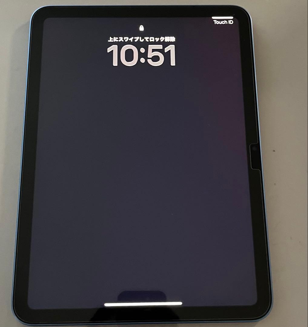 Apple iPad A16 ブルー Wi-Fi 128GB カバー付き