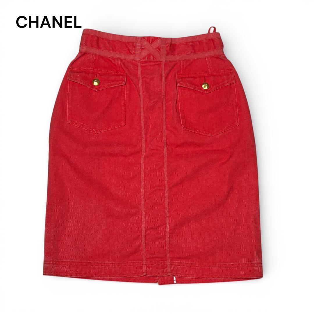 CHANEL シャネル ココボタン スカート 42