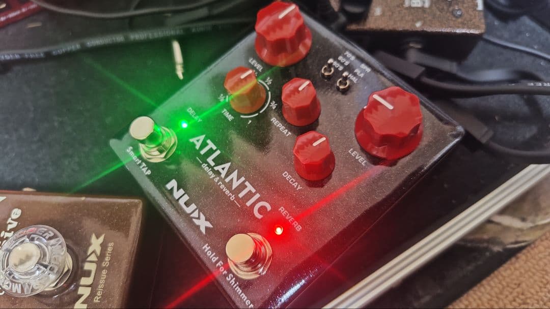 NUX ATLANTIC ディレイ リバーブ ギター エフェクター