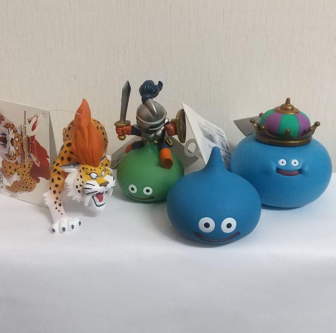タグ付き　ドラゴンクエスト　ソフビモンスター　４体セット