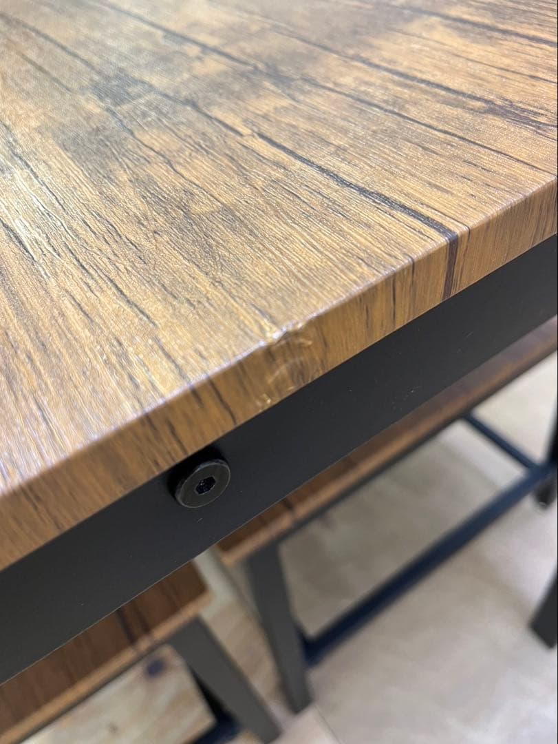 コンパクトな4人掛け!! スリーアイ ダイニングテーブル＆チェア×4脚セット