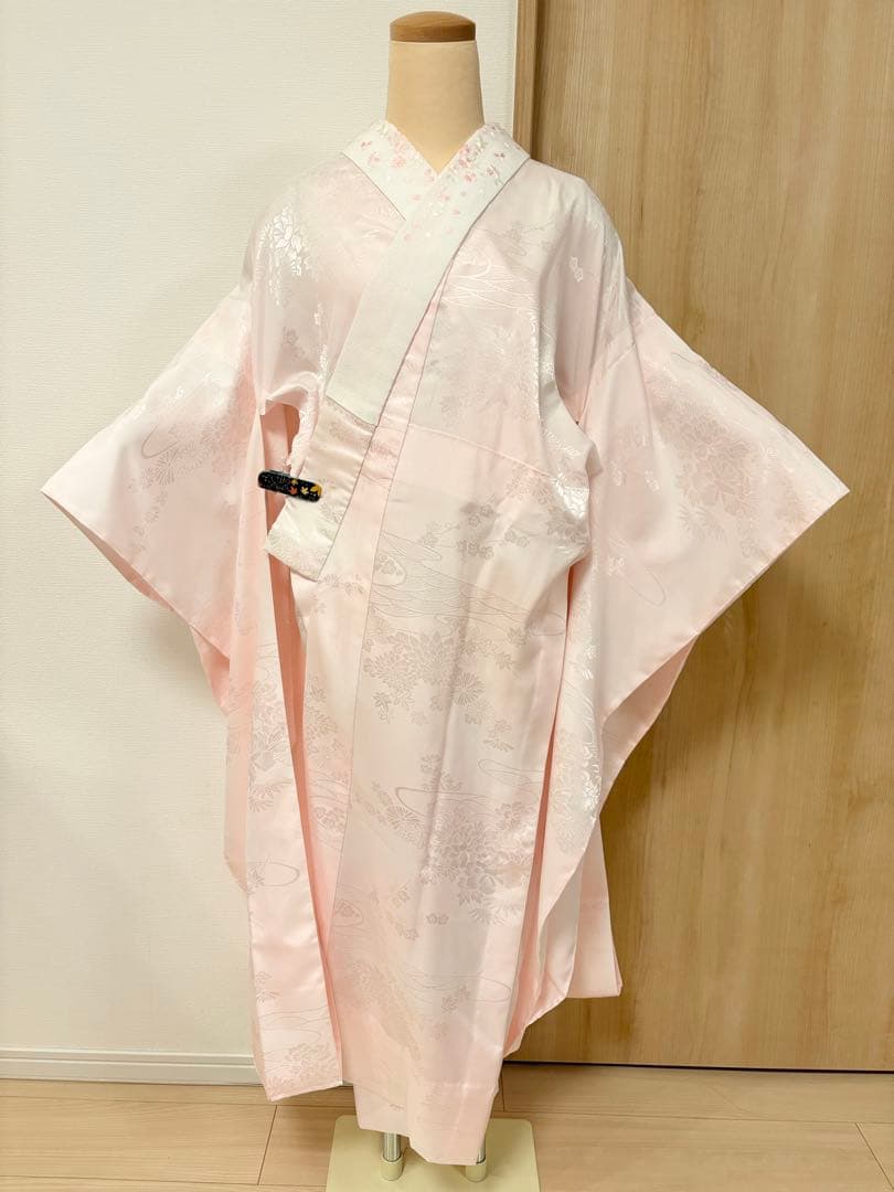 振袖フルセット ピンク グレー 古典柄 金彩 ミントグリーンsMH2512141