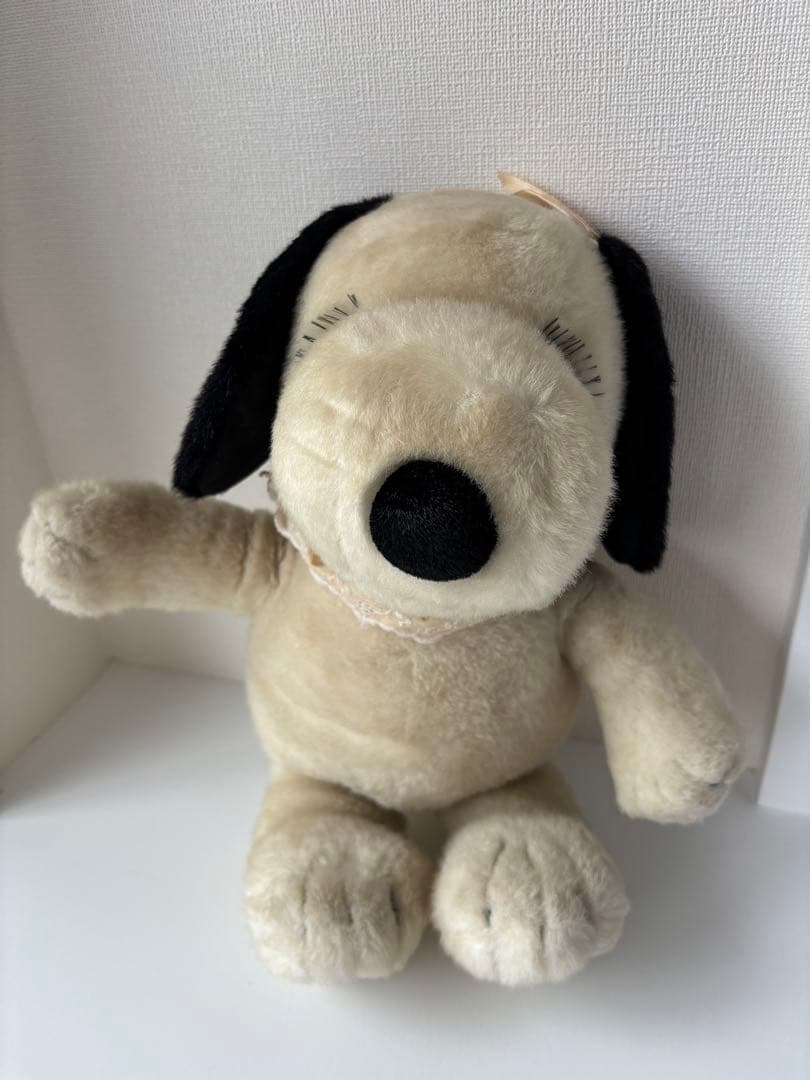 ベルちゃん　スヌーピー　ぬいぐるみ　ピーナッツ　平成レトロ　当時　レア　まつげ