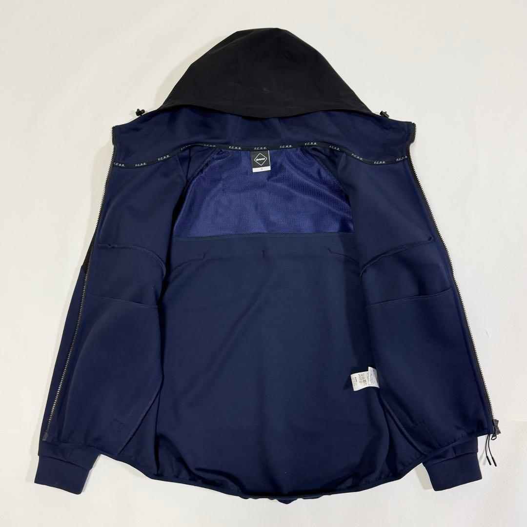 FCRB ベンチレーションフーディパーカー スウェット ネイビー S