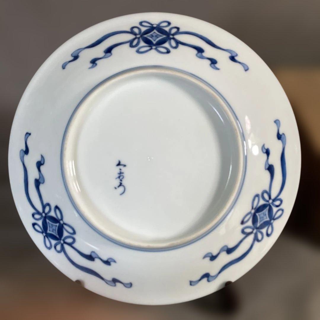 【今右衛門】色鍋島の伝統　日本の名窯　人間国宝　十三代今泉今右衛門作　錦桃絵　皿