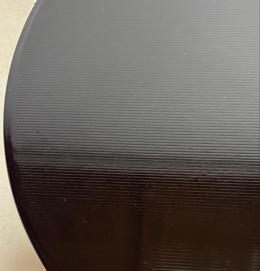 京都アソベ　溜め塗り 布目 半月膳 五客 懐石膳