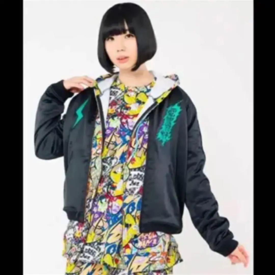 L ) 新品 未使用 でんぱ組 夢眠ねむ スカジャン ブルゾン ジャケット 緑