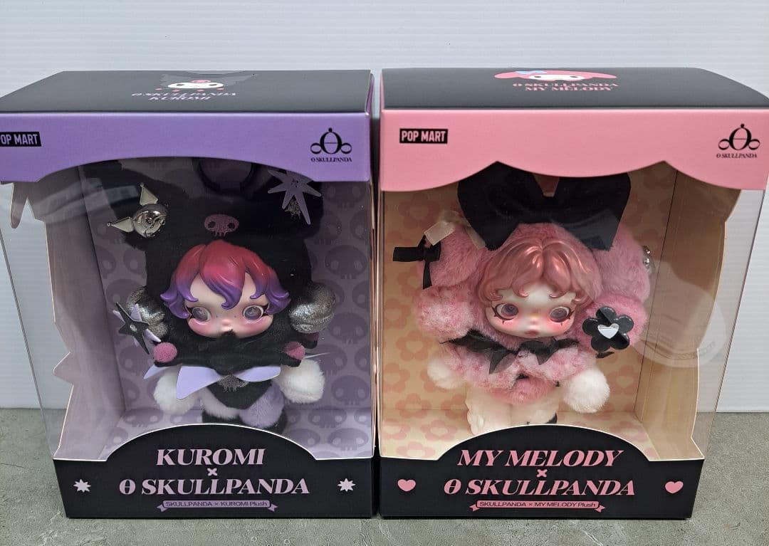 マイメロ　クロミ　Kuromi & My Melody SKULLPANDA