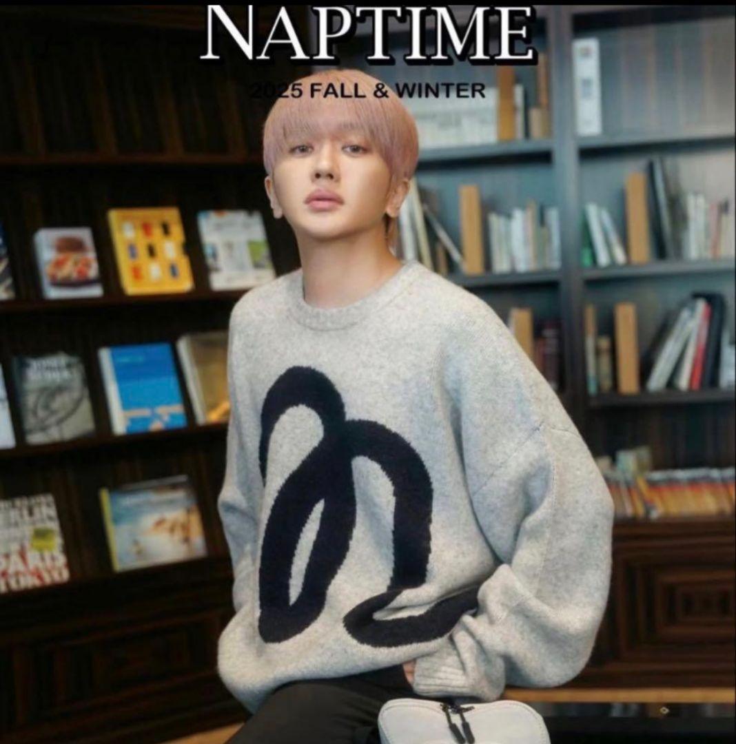 Naptime 2025 ニットプルオーバー グレー（S）ナップタイム 新品