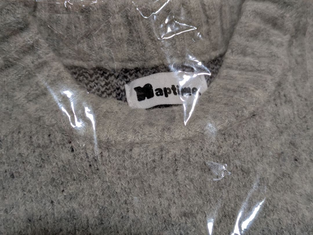 Naptime 2025 ニットプルオーバー グレー（S）ナップタイム 新品