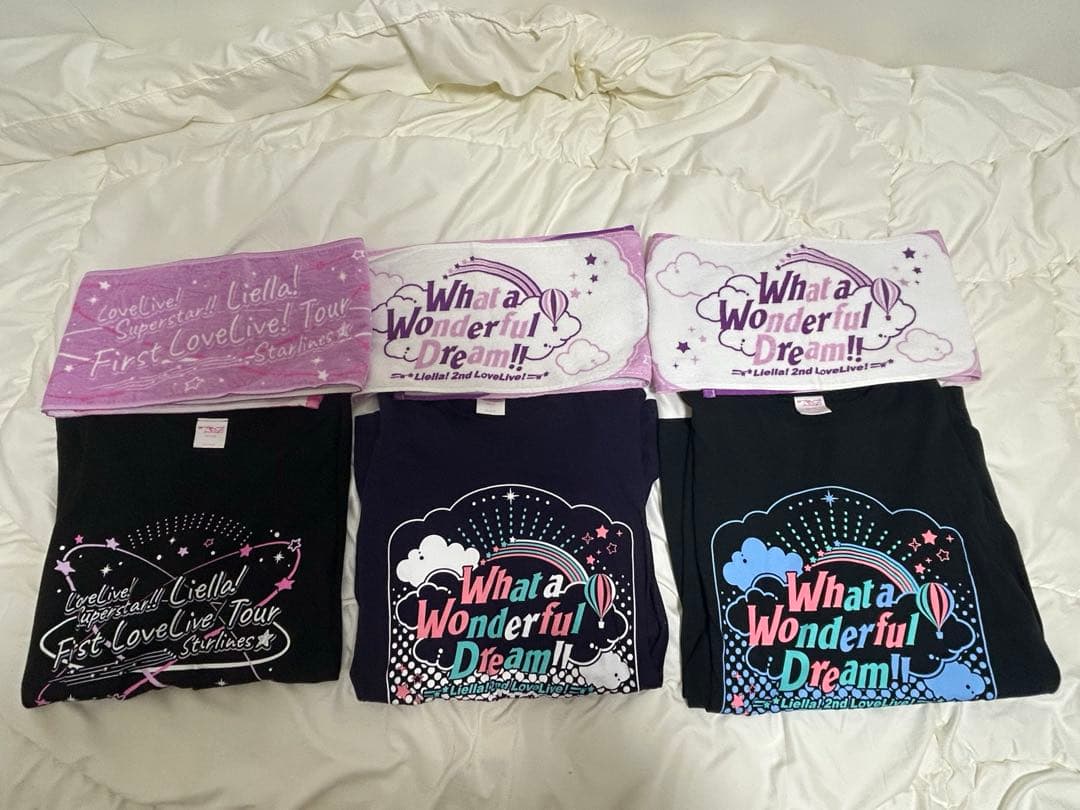 Aqours Liella ライブTシャツ マフラータオル まとめ売り