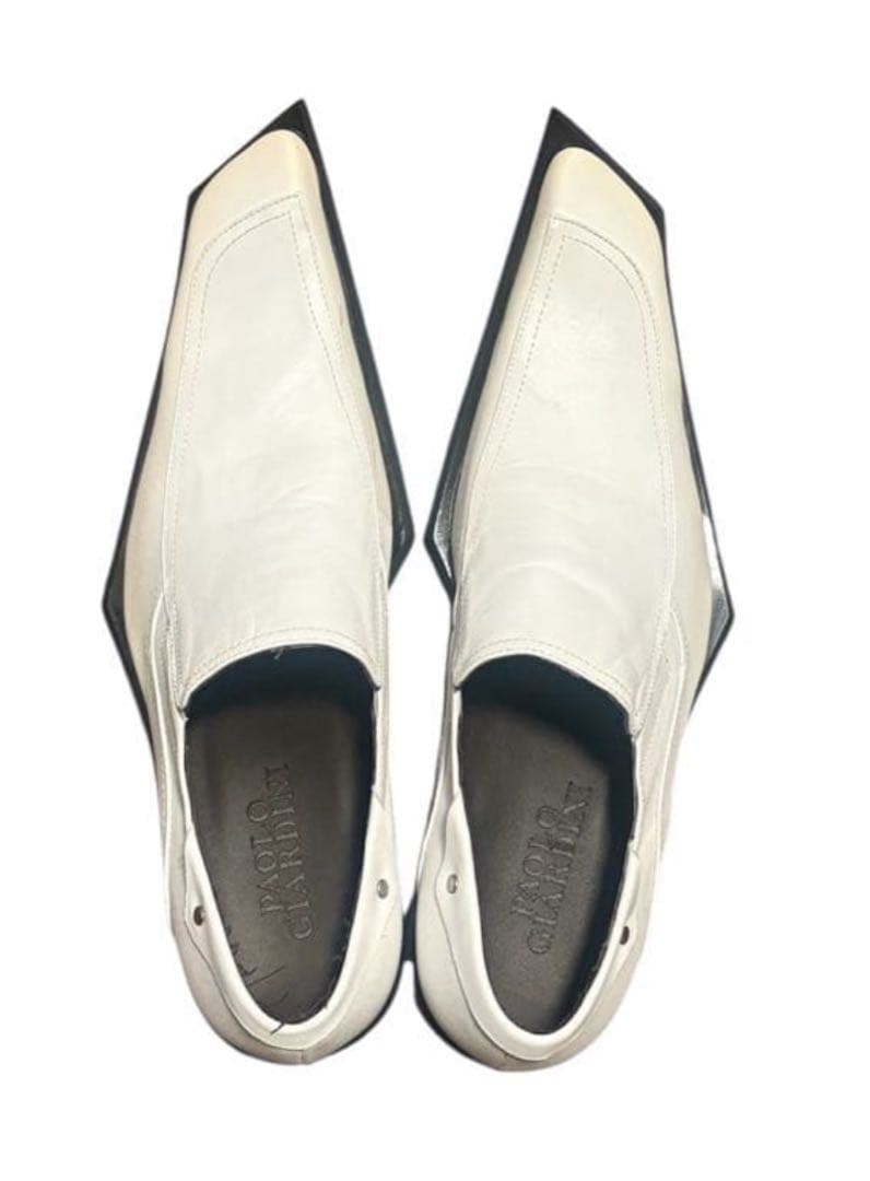 squareto white boots デカ靴 y2k archive