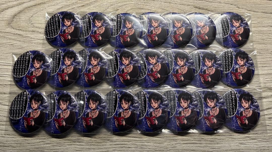 進撃の巨人　日田限定缶バッジ　スクールカースト　ミカサ　23点セット