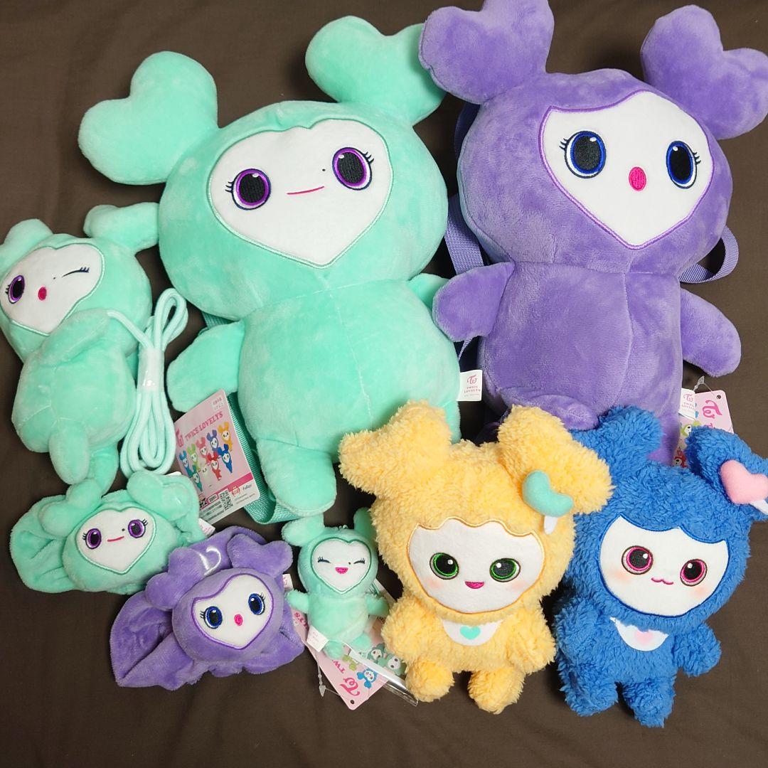 TWICE GIGO ラブリー まとめ売り リュック シュシュ ふわもこ 8点