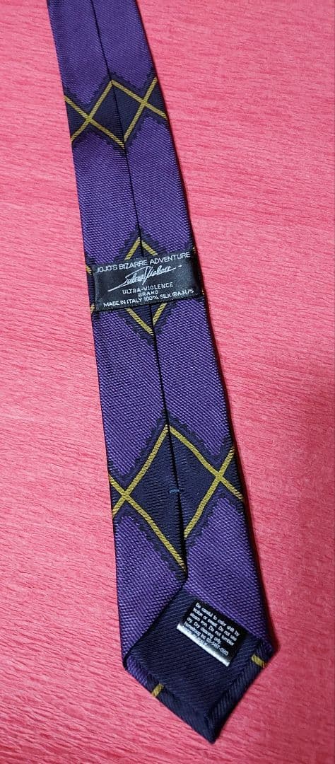 ジョジョの奇妙な冒険 吉良吉影 ネクタイ　ULTRA-VIOLENCE