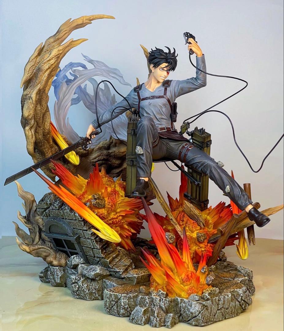 進撃の巨人 ① リヴァイ·アッカーマン ガレージキット ガレキ スタチュー