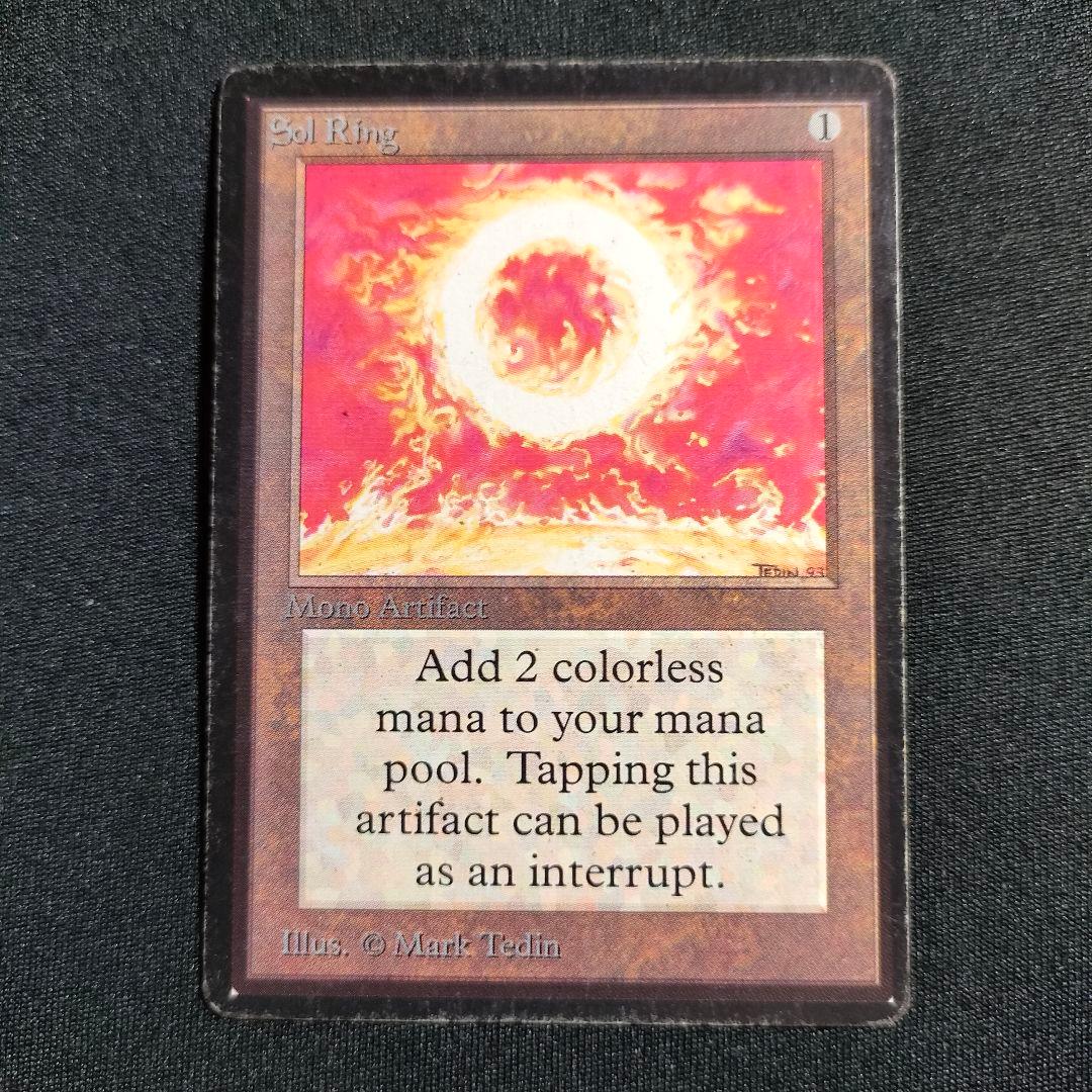 太陽の指輪 Sol Ring LEB beta ベータ β MTG マジック