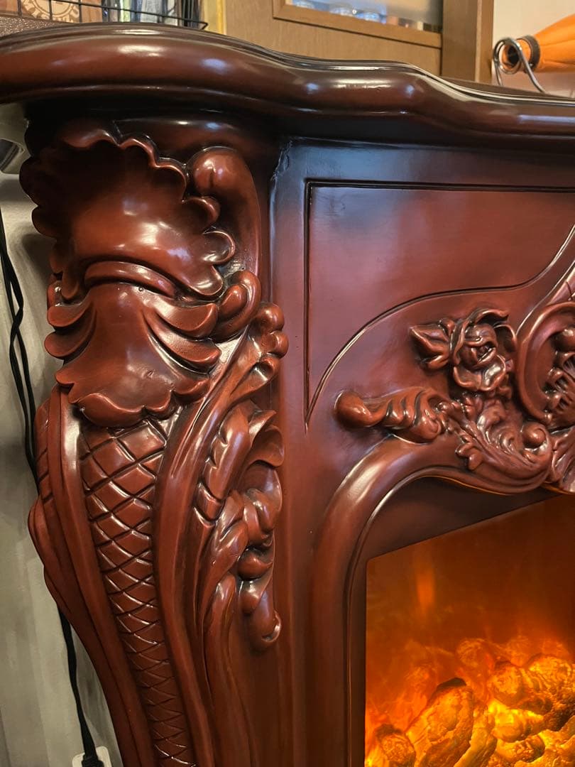 暖炉風　オブジェサイドボード　輸入イタリア製　アンティーク家具