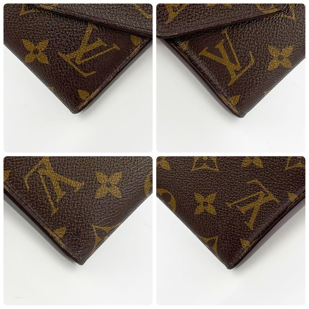 超美品★ルイヴィトン モノグラム ヴィクトリーヌ フューシャ 三つ折り財布