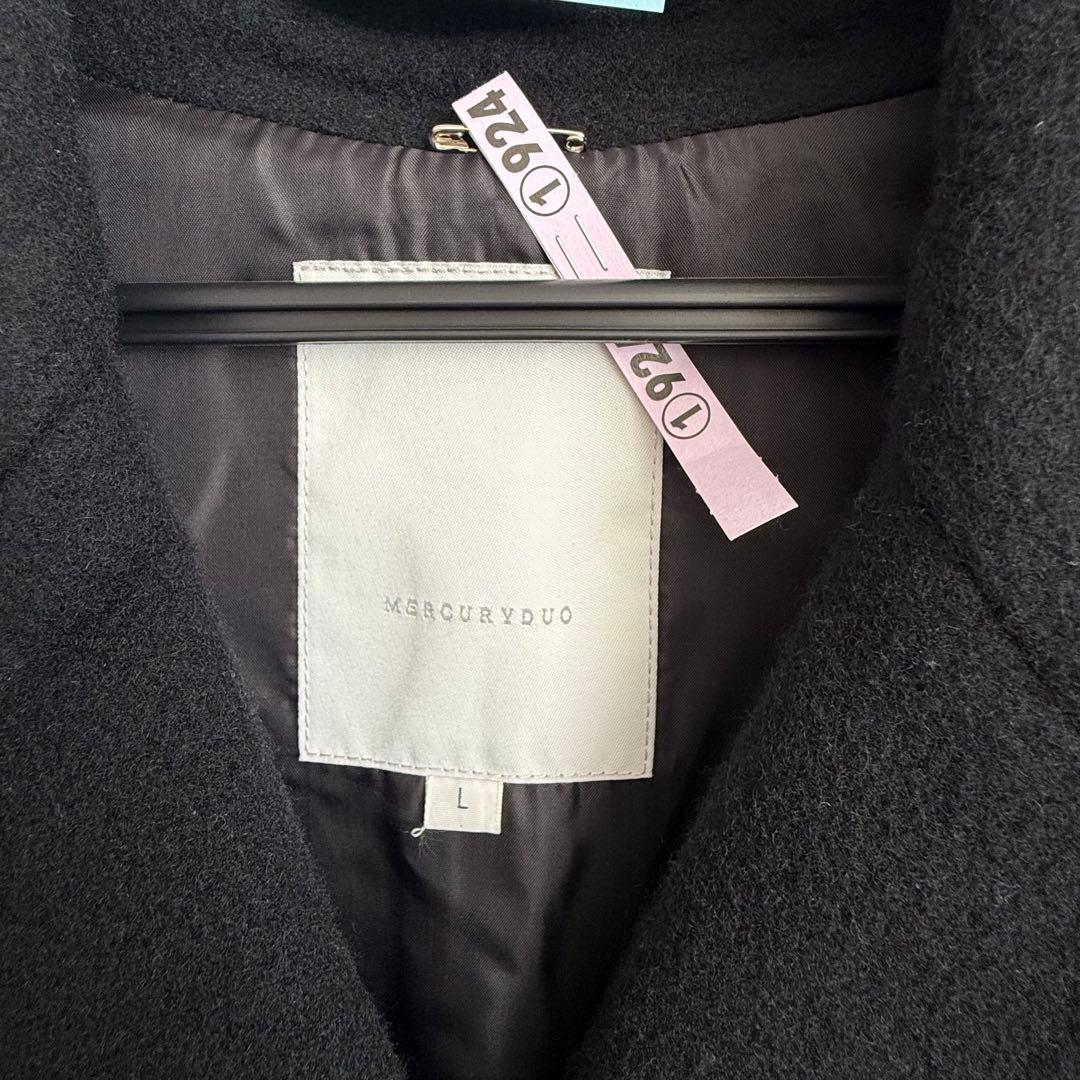 【極美品】マーキュリーデュオ　ウールチェスターコート 黒L今期も出てます