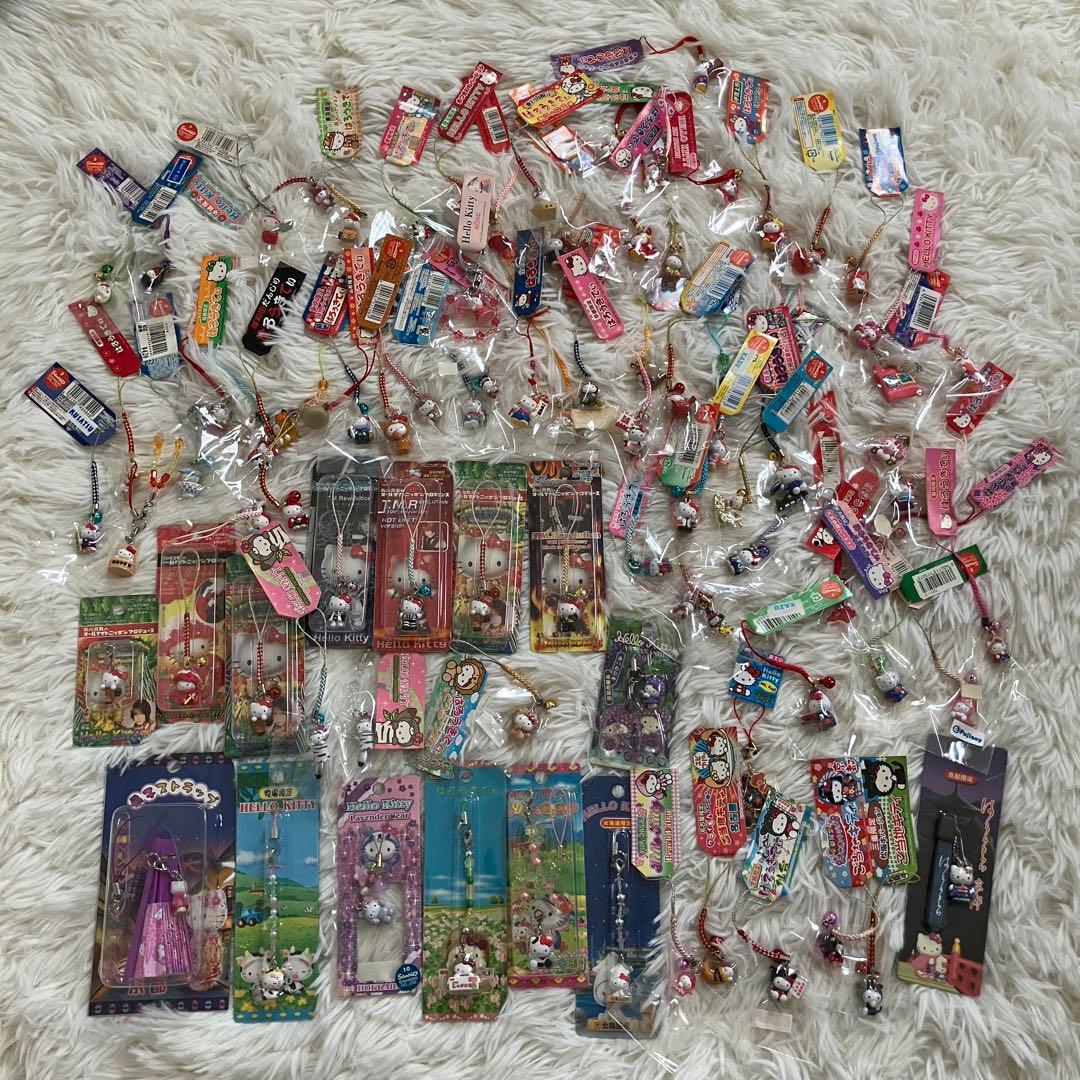 ハローキティ 根付け　ストラップ　マスコット　80個以上　まとめ売り