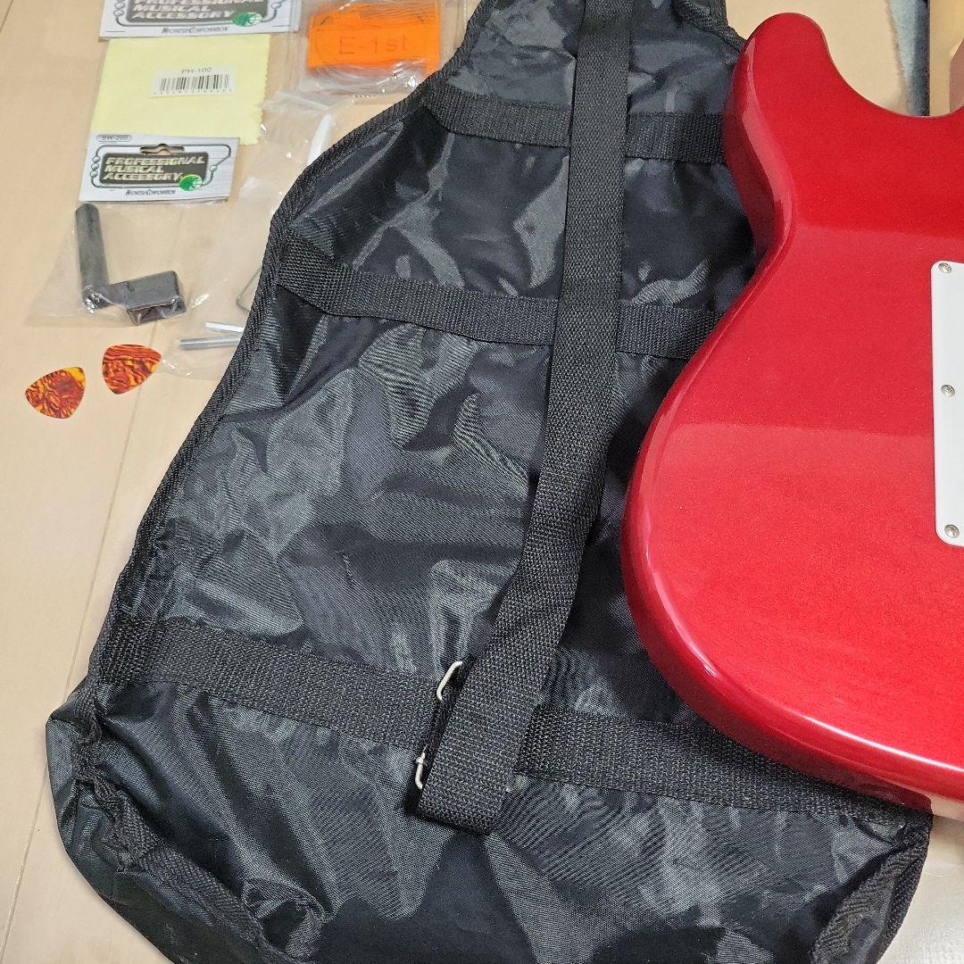 SELVA エレキギター レッド アンプ付き