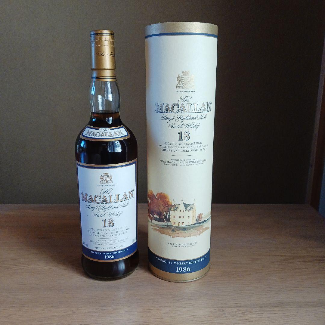 MACALLAN 18年 シングルモルトウイスキー 1986年