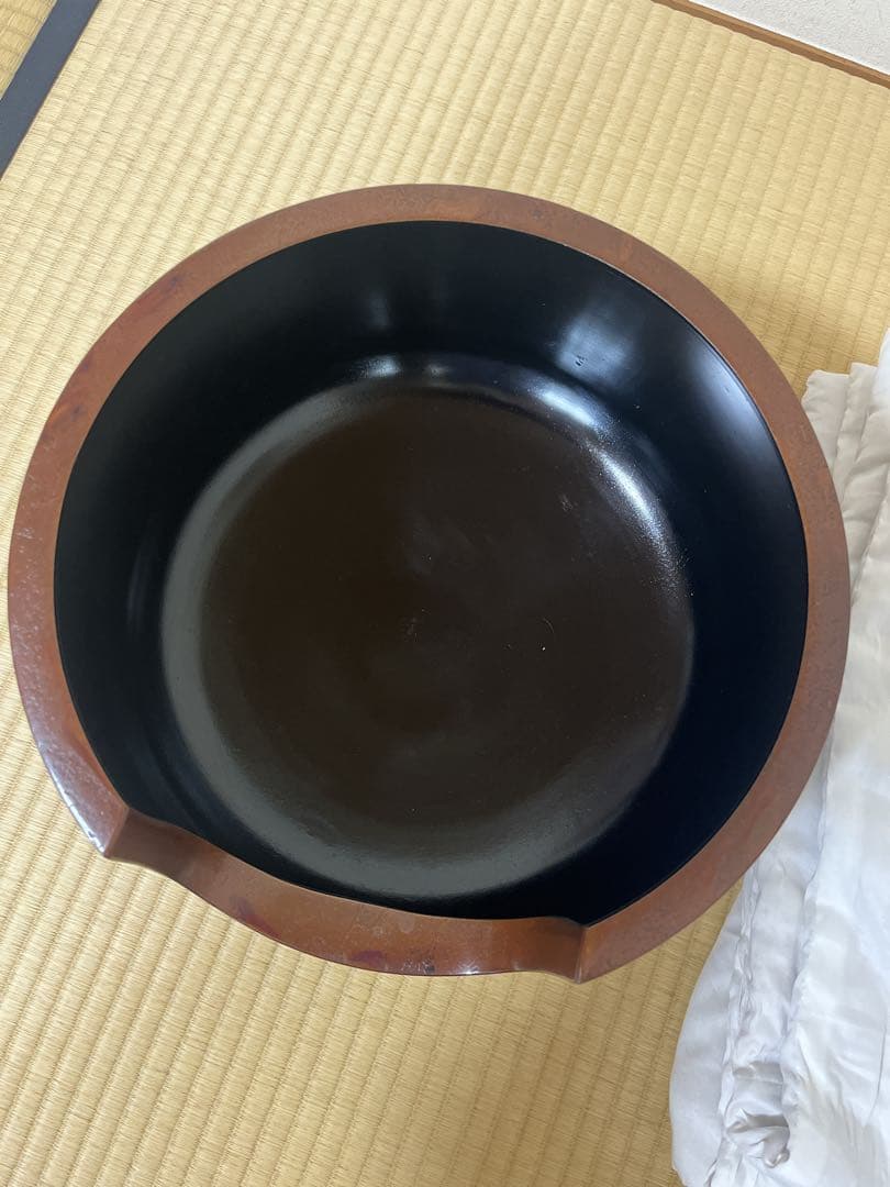 【極美品】【大幅値下げ！】大亀和尚書付あり　一ノ瀬宗辰作　焼き色仕上げ道安風炉