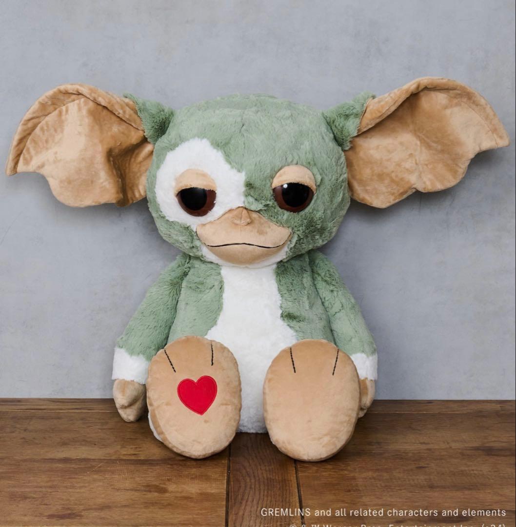 新品　GREMLINS グレムリン　ギズモ ミントグレー Heart 80cm