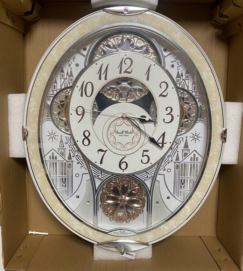 リズム(RHYTHM) 掛け時計 電波時計 からくり 48曲