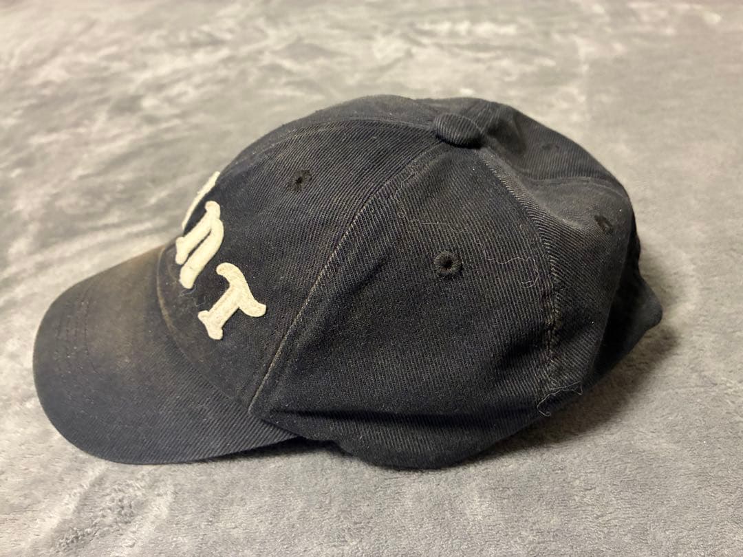 SAINT MICHAEL 6PANEL CAP LACERATING ブラック