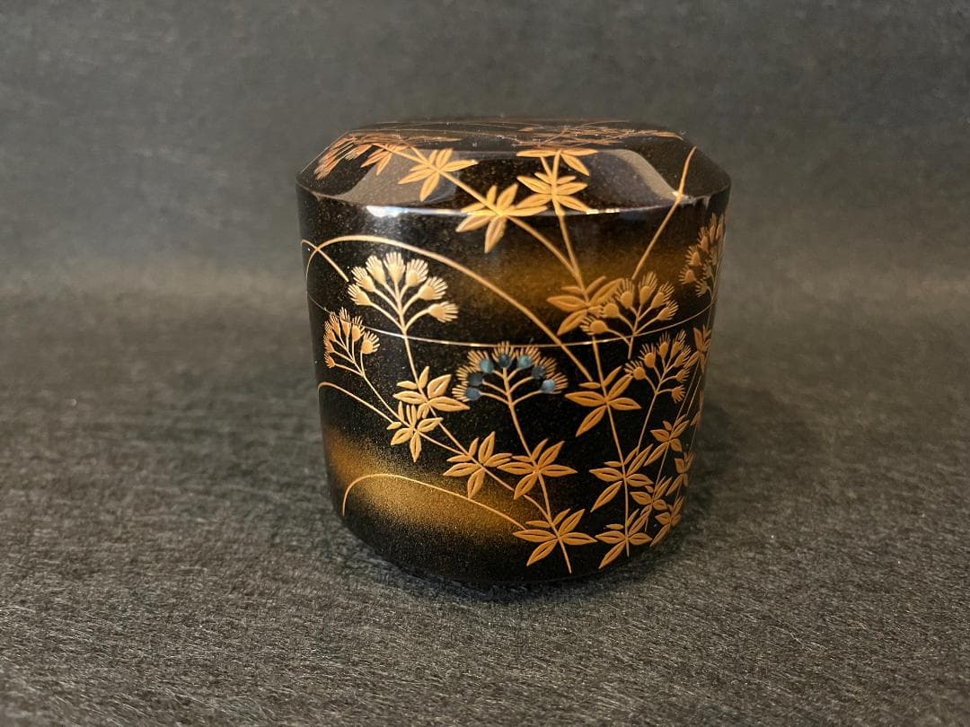 一后一兆 藤袴蒔絵雪吹 茶道具