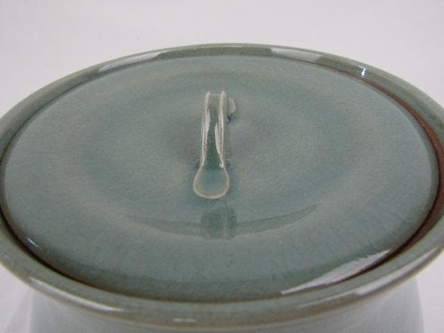 Y5-0824 ◇茶道具 高麗青磁 韓国 人間文化財 柳海剛(柳根瀅) 水指◇