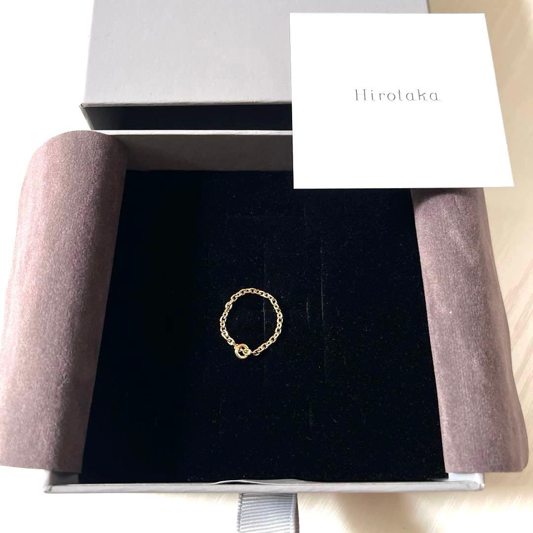 aco_83 　hirotaka K18 チェーン リング Sサイズ12号