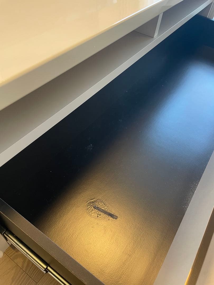 送料込み】LOWYA テレビ台 ホワイト 幅180cm