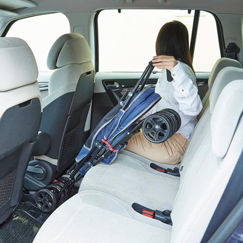 Porta ペット用軽量折りたたみお出かけカート ブルー 犬 猫 キャリー 青