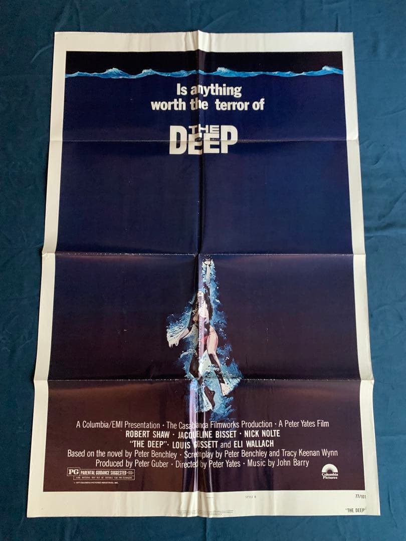 THE DEEP USオリジナル映画ポスター