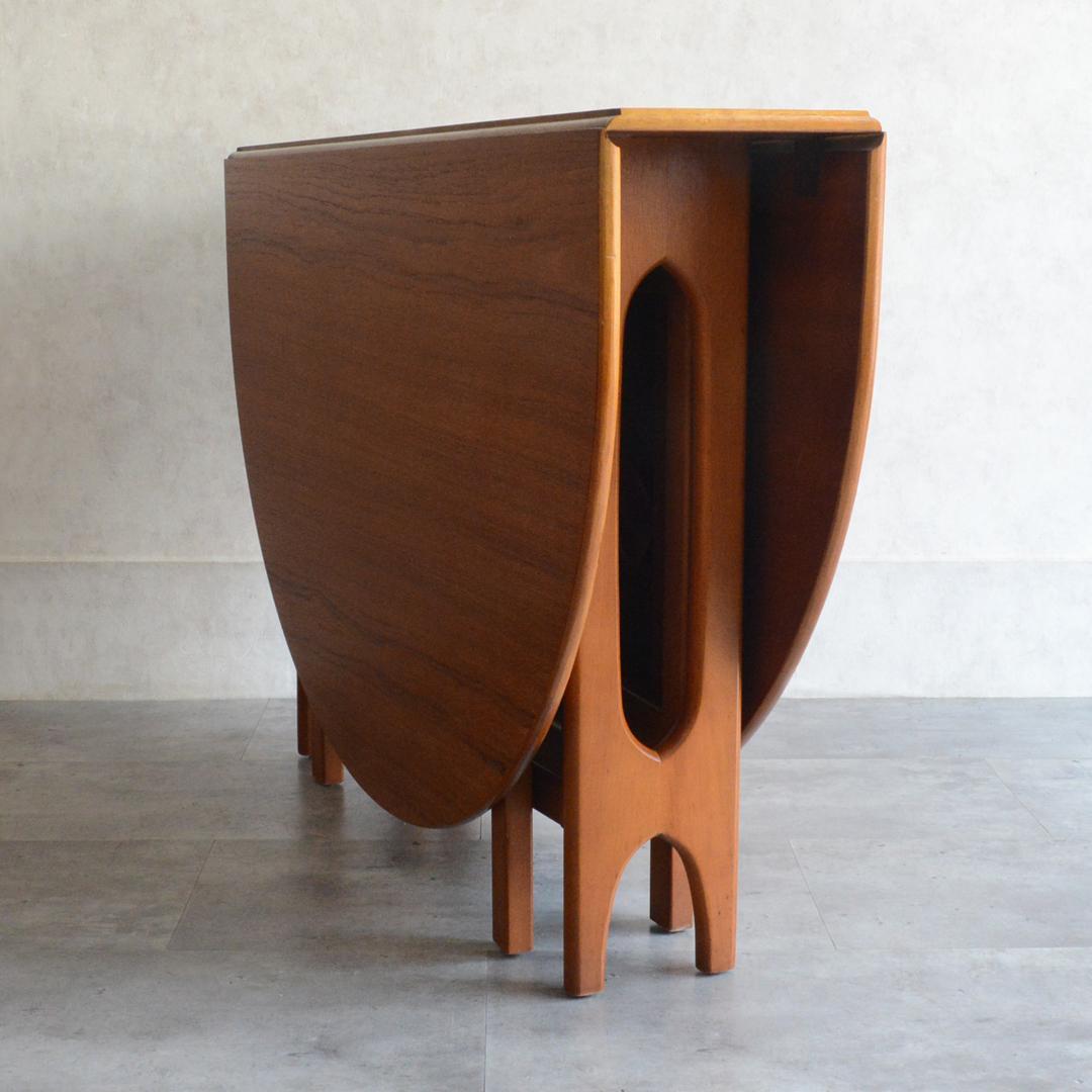 Jentique ヴィンテージ ゲートレッグ ダイニングテーブル オーバル