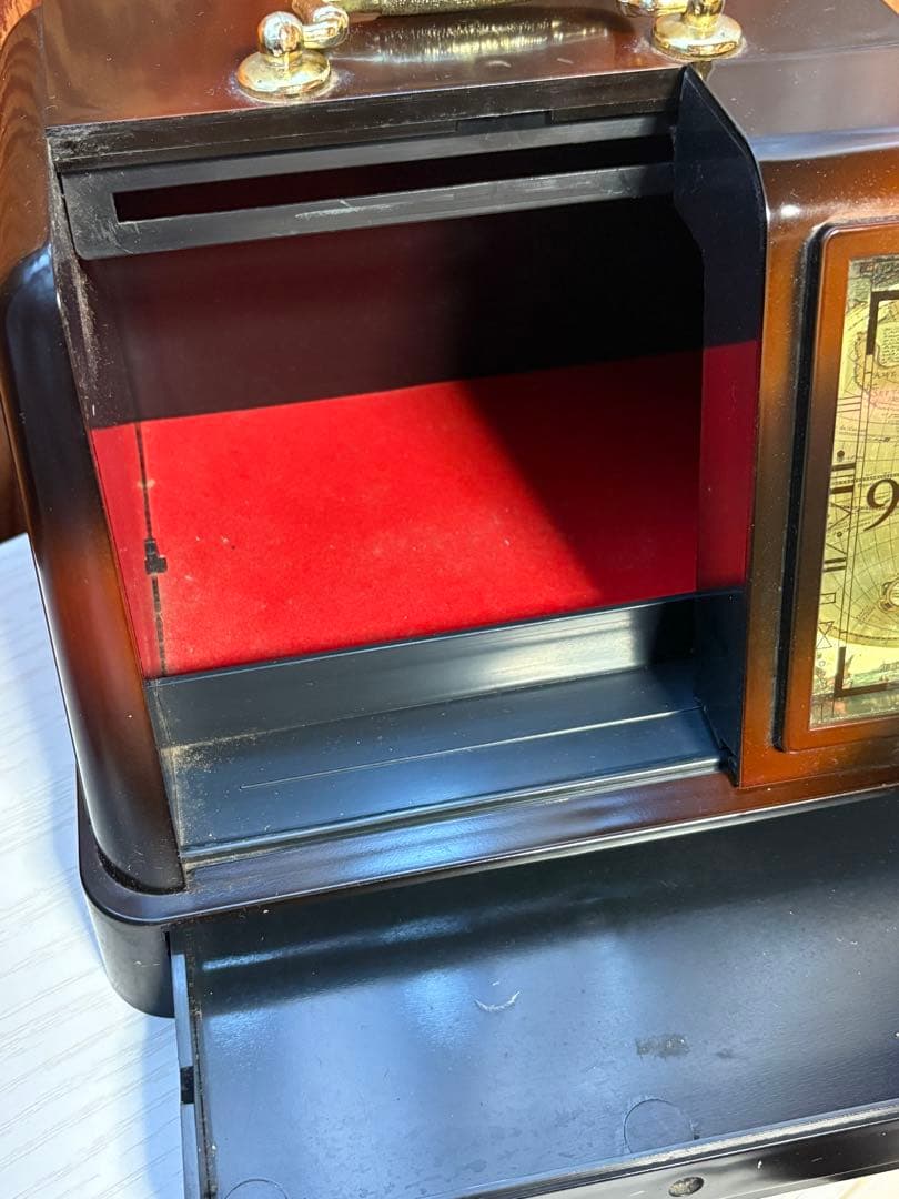 時計 アンティーク 置物 収納 ジュエリーボックス レトロ 昭和