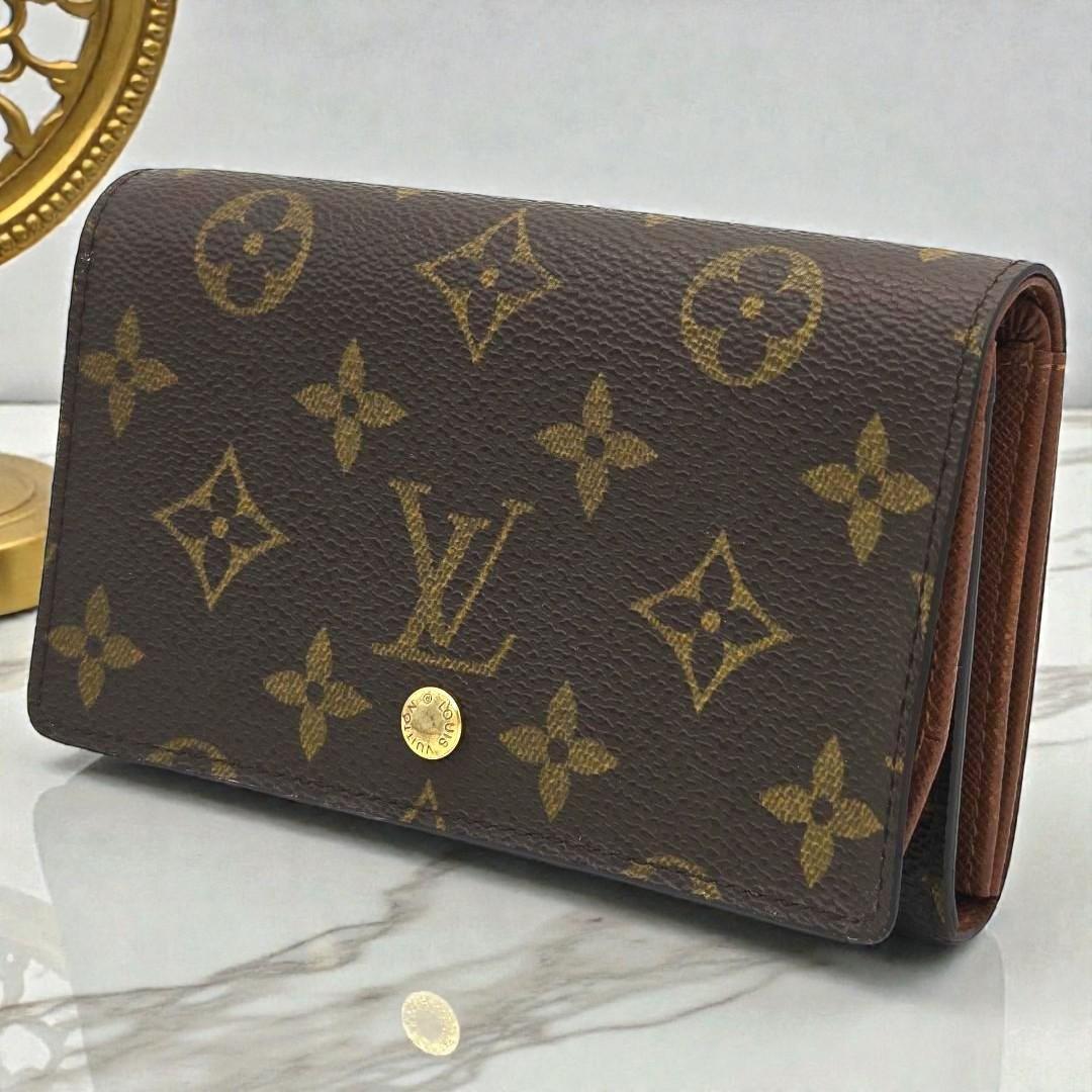ルイヴィトン ポルトモネビエ トレゾール 二つ折り財布 モノグラム M61730